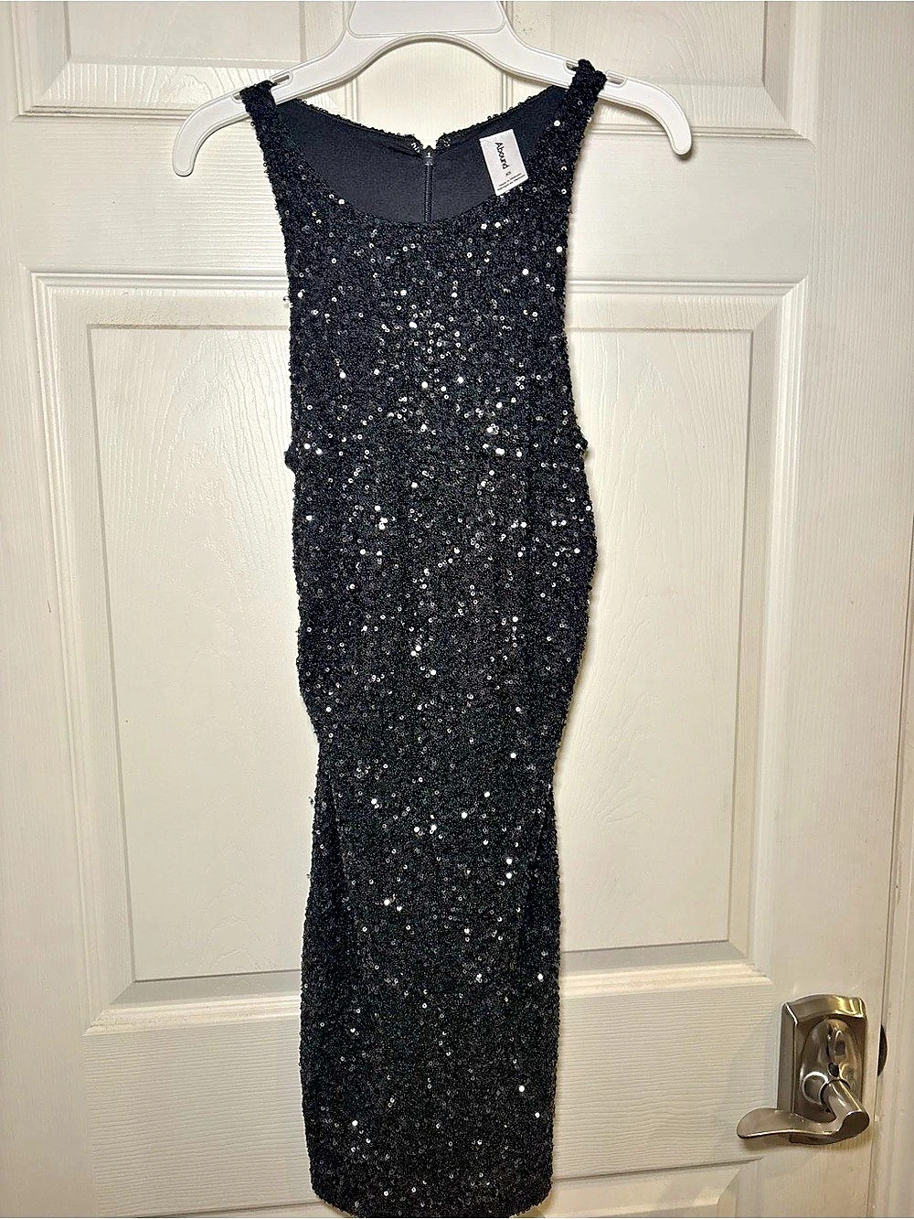 Abound Sequin Maxi Dress in Black Size XS Like New